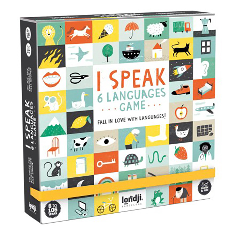 Gioco educativo I speak 6 languages