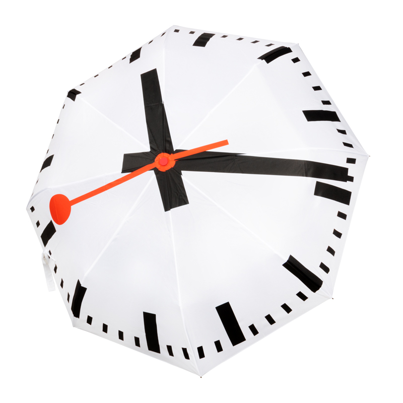 Ombrello tascabile orologio ferroviario