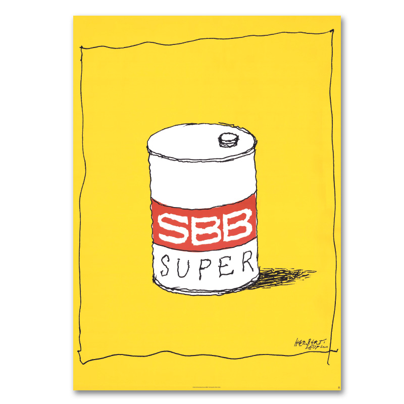 Poster "SBB SUPER"