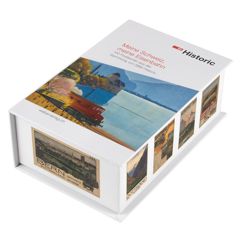 Set de cartes postales «Meine Schweiz – Meine Eisenbahn» (Ma Suisse, mon chemin de fer)