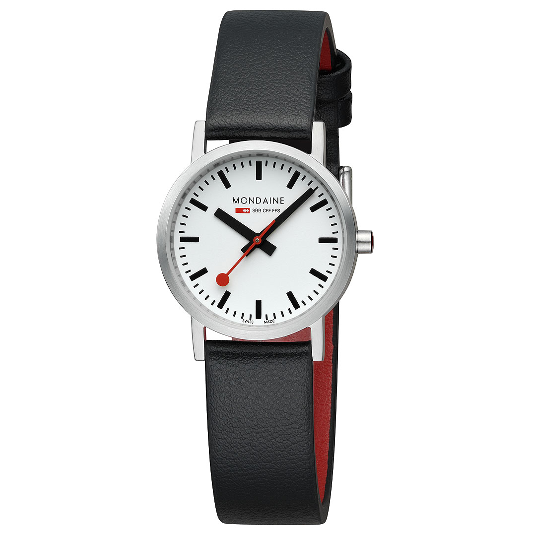 Mondaine FFS orologio da polso Classic 30 mm satinato