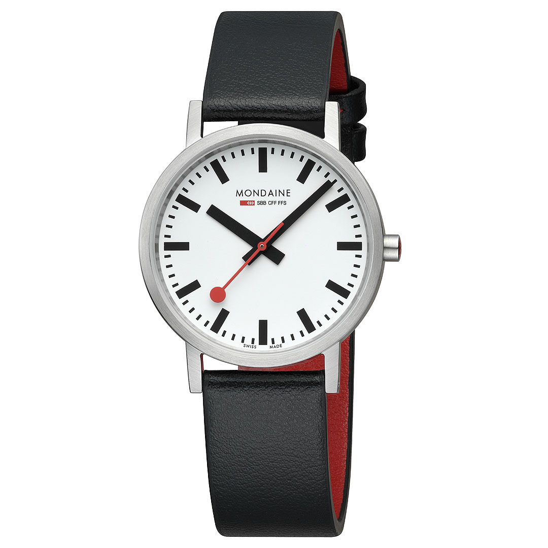 Mondaine FFS orologio da polso Classic 36 mm satinato