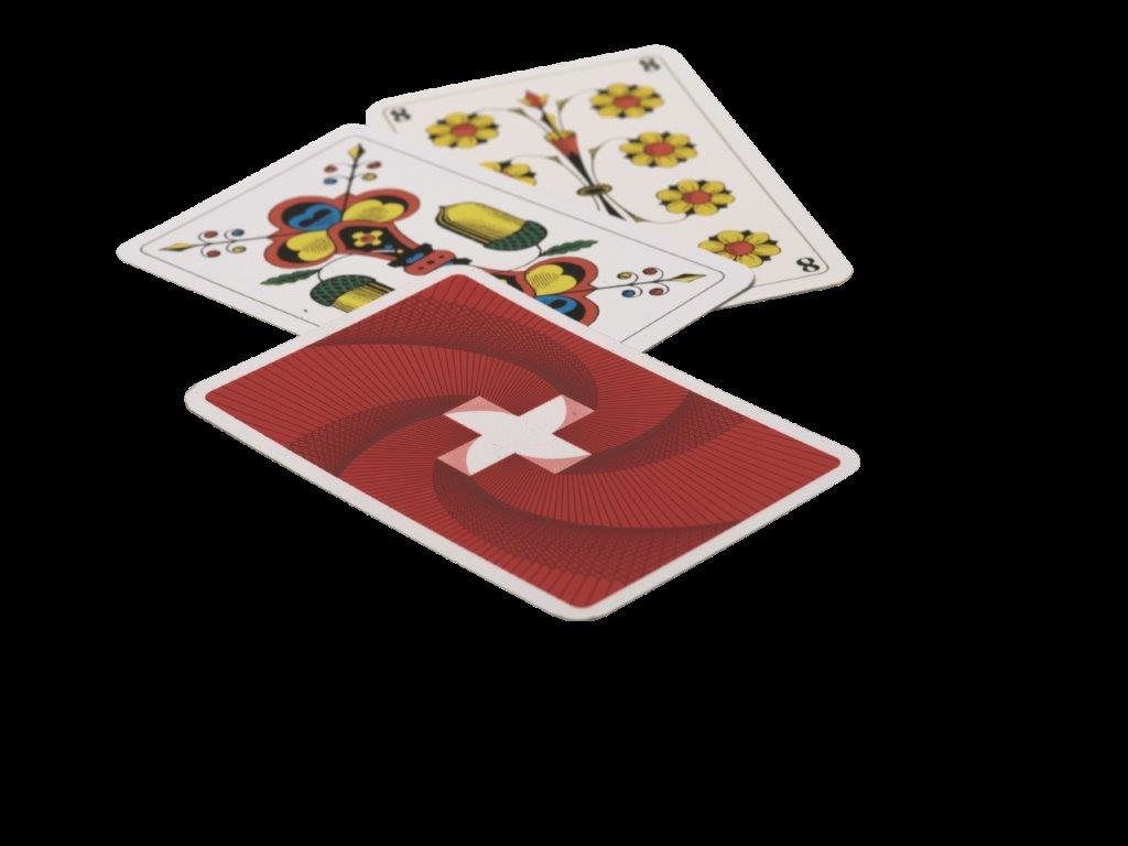 Agmüller Jasskarten Swiss Flag 57x89mm 106801112 Jass-Figuren DE