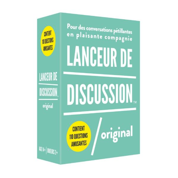 Lanceur de discussion, original