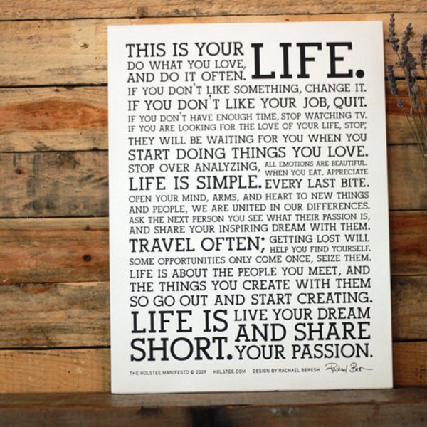 Affiche «This is your Life»