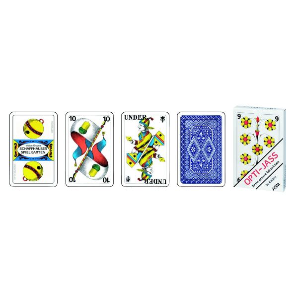 Agmüller Cartes de jass 57x89mm , 36 cartes