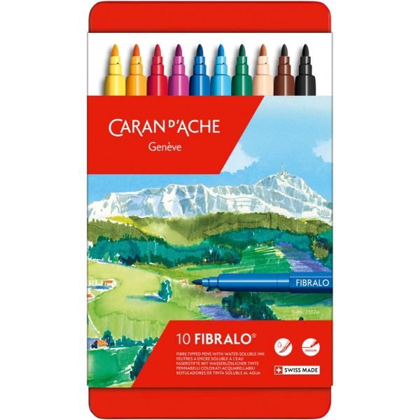 Caran D'Ache Fibralo Filzstift 10 Stück