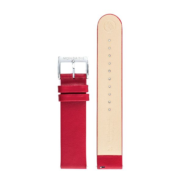 Mondaine SBB strap vegan grape leather 20 mm