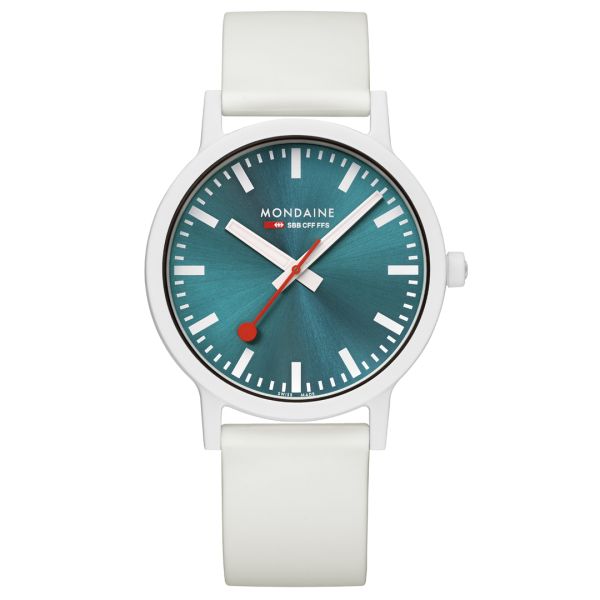 Limited edition: Mondaine SBB wristwatch essence 41mm Transformative Teal