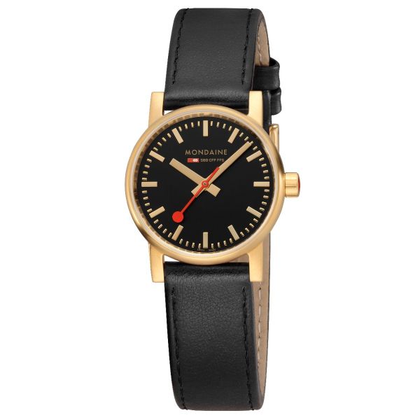 Mondaine SBB wristwatch evo2 Gold 30 mm