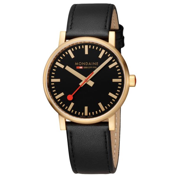 Mondaine SBB wristwatch evo2 Gold 40 mm
