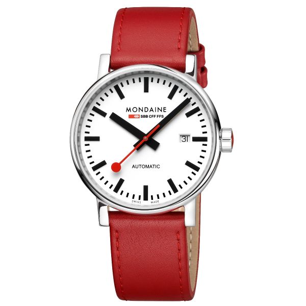 Mondaine SBB wristwatch evo2 Automatic 40 mm