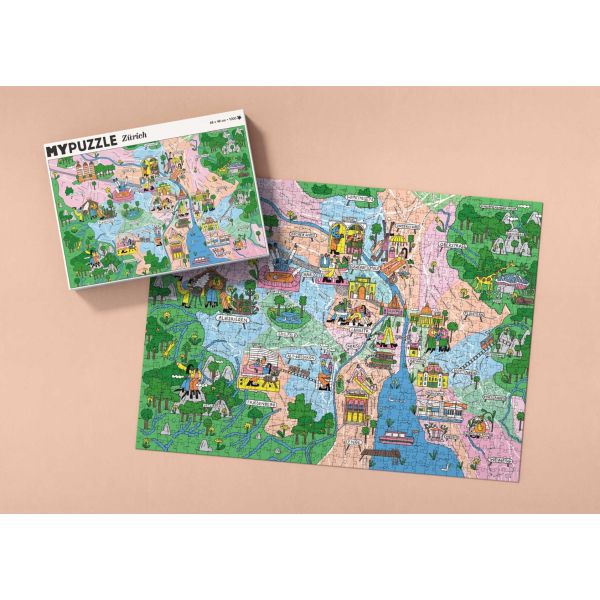 MyPuzzle Z&uuml;rich Illustrated 2025