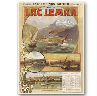 Poster "Lac Léman"