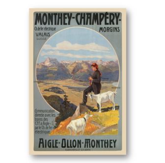 Affiche "Monthey-Champéry"