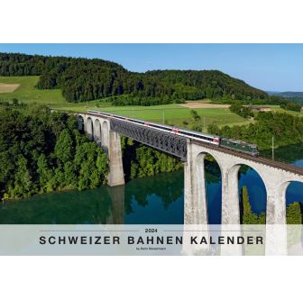 Chemins de fer suisses - calendrier 2024