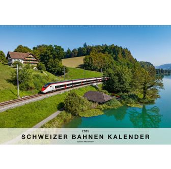 Swiss railways - calendar 2025