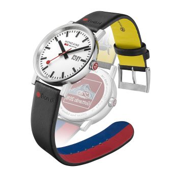 Mondaine SBB wristwatch Evo 40 mm Special Edition Gottardo Nord Sud
