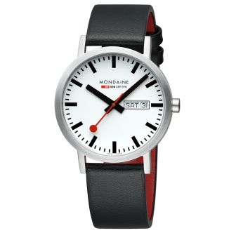 Mondaine SBB wristwatch Classic 40 mm with date display