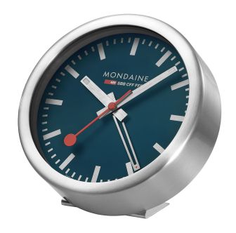 Mondaine FFS orologio da tavolo con funzione di sveglia 12.5 cm