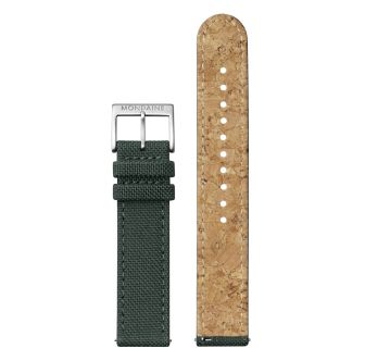 Mondaine SBB Textil Armband aus recyceltem PET 18 mm