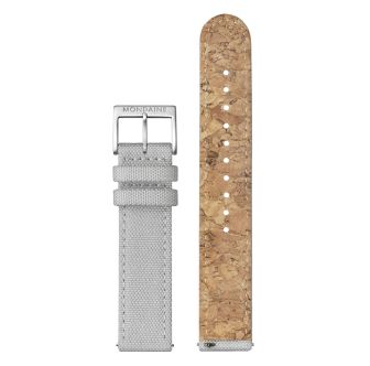 Mondaine SBB Textil Armband aus recyceltem PET 18 mm