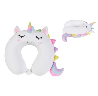 iTotal travel pillow 30x30x10 cm Unicorn