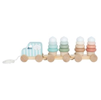 Jabadabado train avec blocs Ice Cream 35x7x11 cm