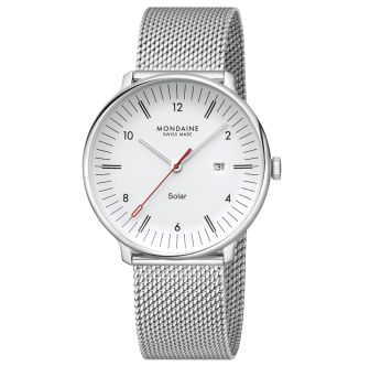 Mondaine Doppio montre-bracelet solar 41 mm