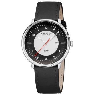 Mondaine Doppio montre-bracelet solar 41 mm