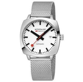 Mondaine CFF montre-bracelet Cushion automatique 39 mm