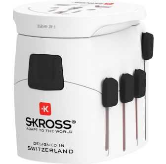 Skross World Travel Adapter 1.302523 Pro World+ USB AC