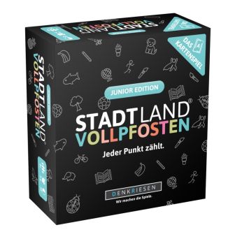 Stadt Land Vollpfosten – Das Kartenspiel – Junior Edition