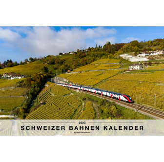 Chemins de fer suisses - calendrier 2023