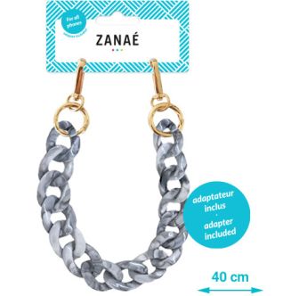 Zanaé mobile phone wristband Turtle Grey 17172 Mineral Winter grey