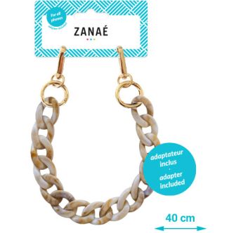 Zanaé Handy-Armband Turtle Sand 17173 Mineral Winter beige