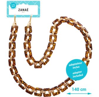 Zanaé Handykette Golden Fire 17445 Leopard & Gold animal print