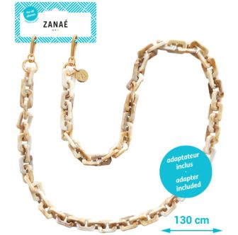 Zanaé chaîne de téléphone portable Vanilla Cream 18320 Cosy Capuccino beige