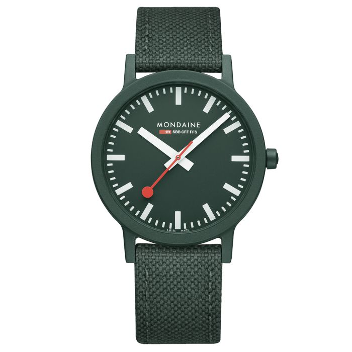 Mondaine FFS essence 41 mm verde scuro
