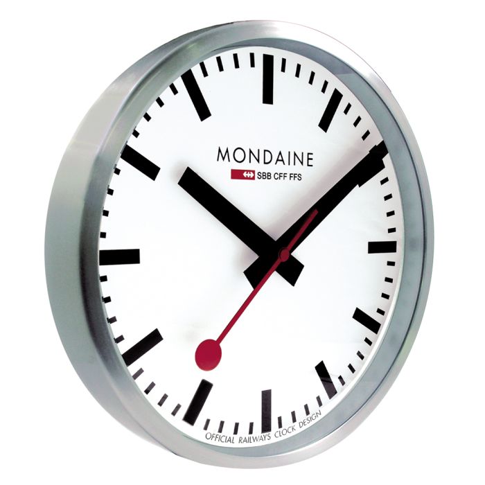 Mondaine SBB wall clock smart stop2go 25 cm