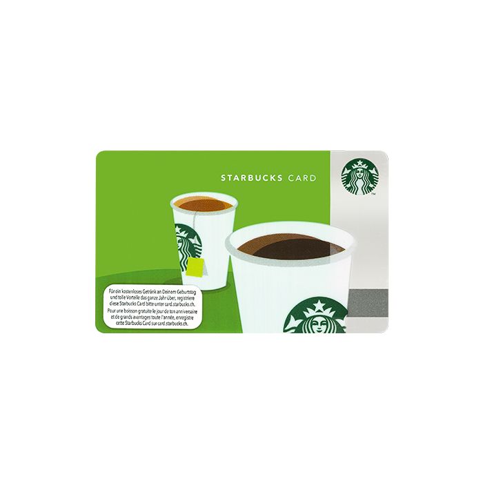 Geschenkkarte Starbucks Deutschland # 6166 Eis 