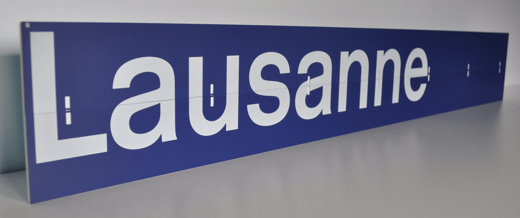 Indicatore a palette originale delle FFS Lausanne