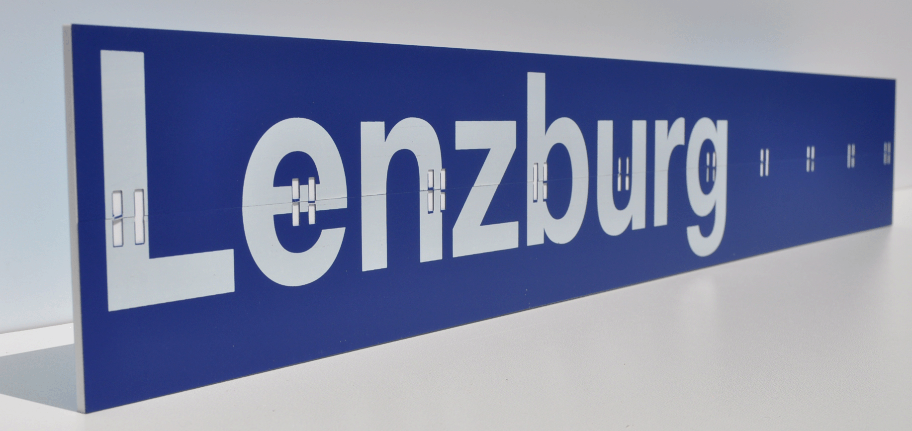 Indicatore a palette originale delle FFS Lenzburg