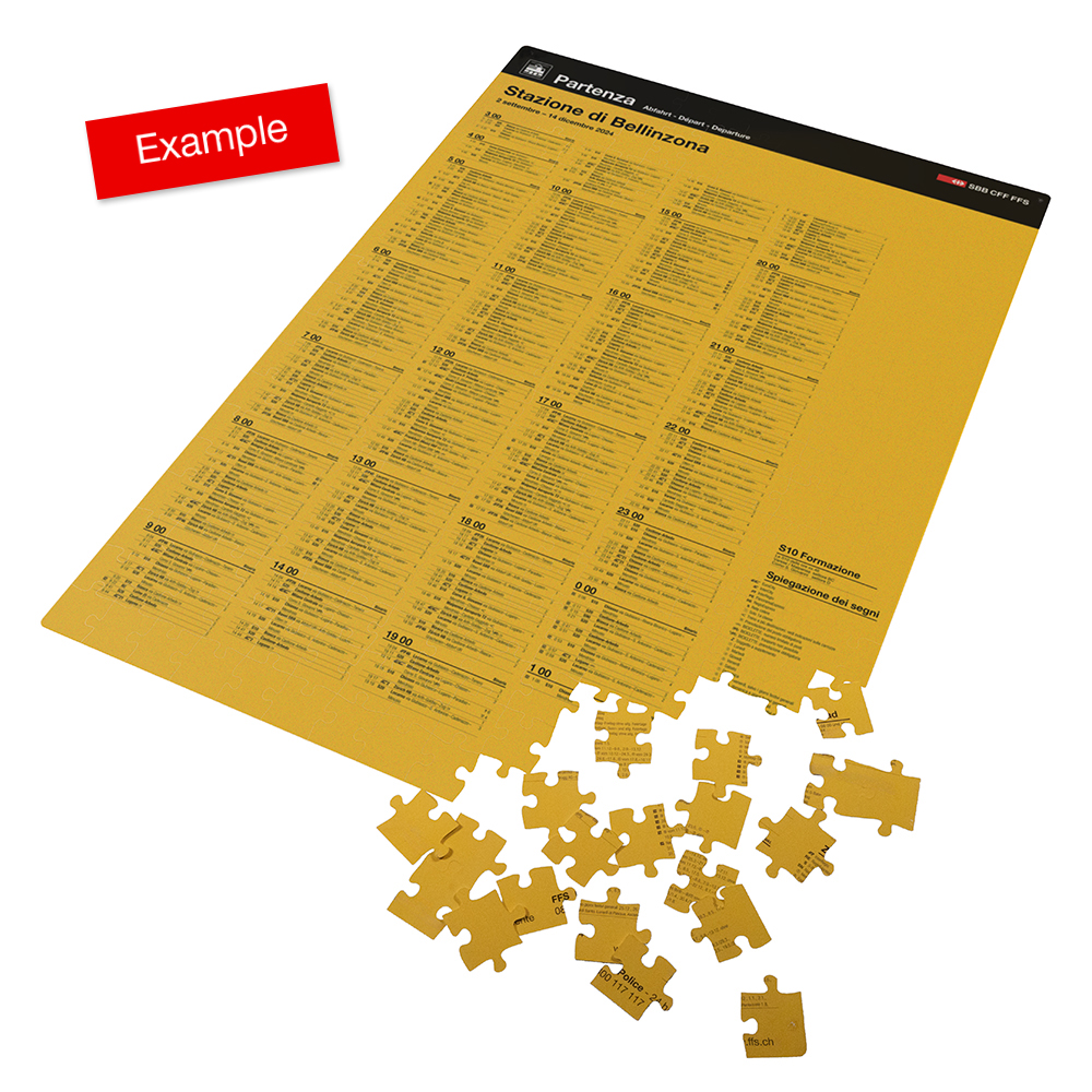 SBB ReMake Puzzle Tessin