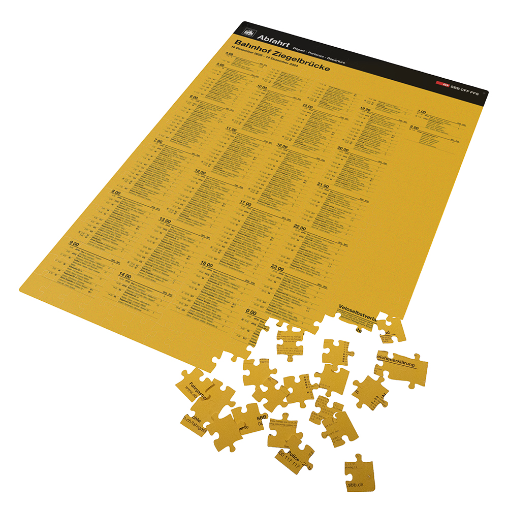 SBB ReMake Puzzle Ziegelbrücke