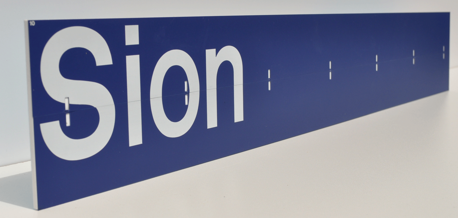 Indicatore a palette originale delle FFS Sion